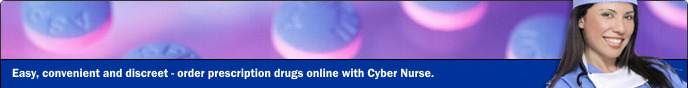 Cyber Nurse - Easy, convenient and discreet - order prescription drugs online with Cyber Nurse.